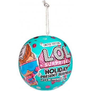 Куля з лялькою L.O.L. Surprise! Holiday Новорічний Лук в асорт. (572329)