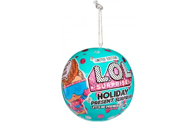 Куля з лялькою L.O.L. Surprise! Holiday Новорічний Лук в асорт. (572329)