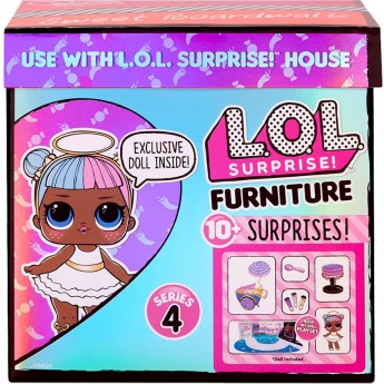 Набір з лялькою L.O.L. Surprise! Furniture Леді Сахарок з візком солодощів (572626)