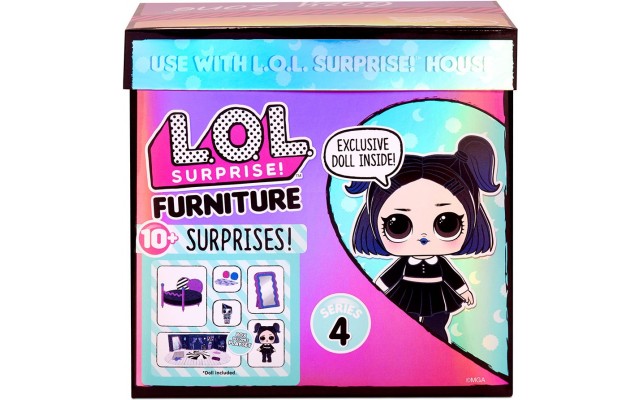 Набір з лялькою L.O.L. Surprise! Furniture Спальня Леді-сутінки (572640)