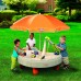 Стол-песочница Little Tikes Веселая стройка с зонтом (401N10060) title=