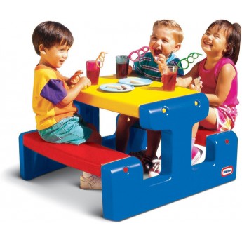 Дитячий столик для пікніка Little Tikes Яскраві кольори джуніор (479500070)
