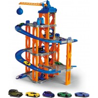 Игрушечный паркинг Majorette Автоцентр на 5 уровней, 5 машинок (2059987)