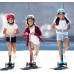 Самокат детский Micro Maxi Deluxe LED трехколесный, серый, складной 5-12 лет (MMD094) title=