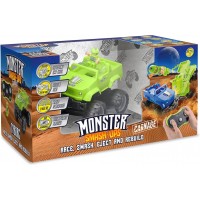 Автомобиль на р/у монстр-трак Monster Crash Car S2 Киборг сборный, зеленый (TY6082A)