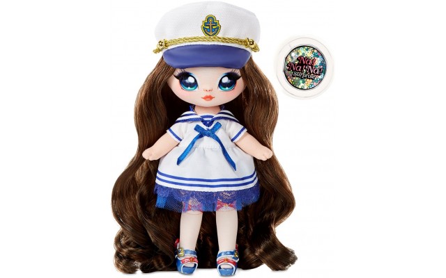 Кукла NA! NA! NA! Surprise Sparkle S3 W1 Сейлор Блу с игрушкой на клипсе (573753)