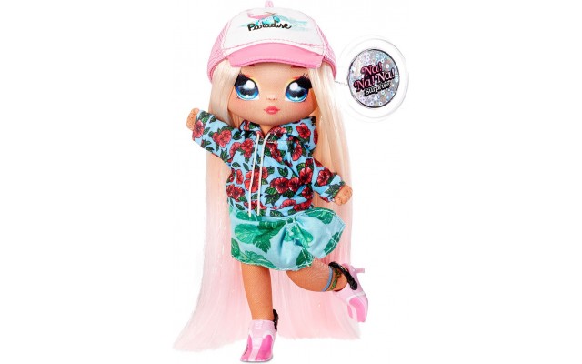 Лялька NA! NA! NA! Surprise Sparkle S3 W1 Кріста Сплаш з іграшкою на кліпсі (573760)