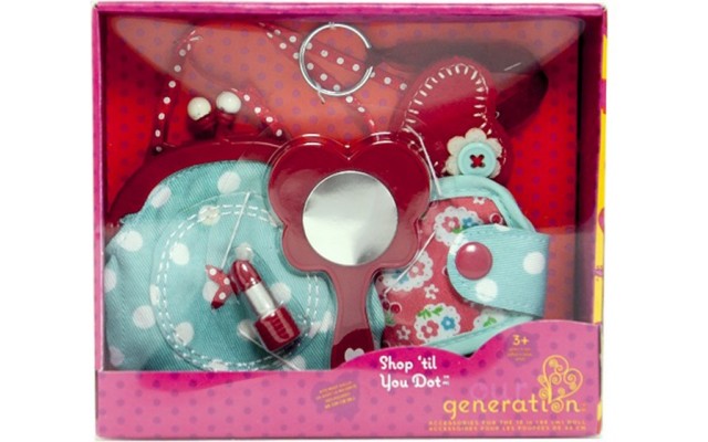Аксессуары для куклы Our generation Винтаж: сумочка и  4 аксесс. (BD37108Z)