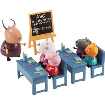 Игровой набор Peppa Идем в школу с фигурками (20827)