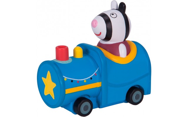 Мини-машинка Peppa Pig  серии Когда я вырасту: Зебра Зоя в поезде (95789)