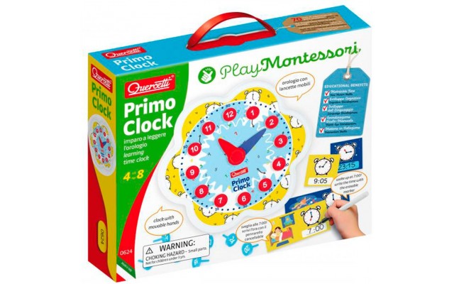 Набір для навчання часу Quercetti Play Montessori Перші години (0624-Q)