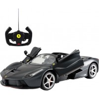 Машинка на р/у Rastar спорткар Ferrari LaFerrari Aperta, 1:14 черный (75860)
