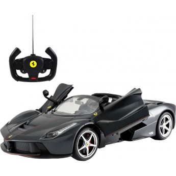 Машинка на р/у Rastar спорткар Ferrari LaFerrari Aperta, 1:14 черный (75860)