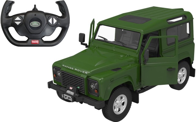 Машинка на р/у Rastar джип Land Rover Defender, 1:14, зеленый (78460)