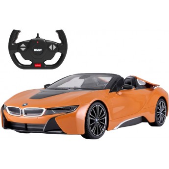 Машинка на р/у Rastar родстер BMW i8 Roadster, 1:14 оранжевый (95560)
