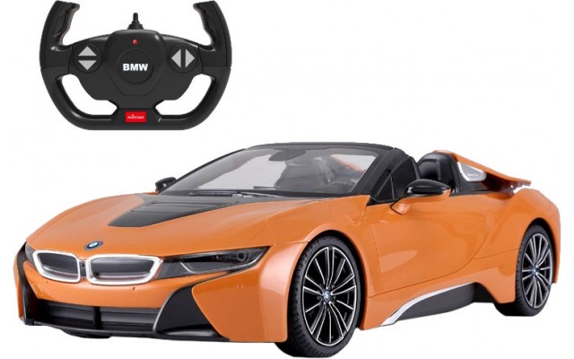 Машинка на р/у Rastar родстер BMW i8 Roadster, 1:14 помаранчевий (95560)
