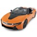 Машинка на р/у Rastar родстер BMW i8 Roadster, 1:14 помаранчевий (95560) title=