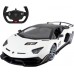 Машинка на р/у Rastar суперкар Lamborghini Aventador SVJ, 1:14 белый (96070) title=