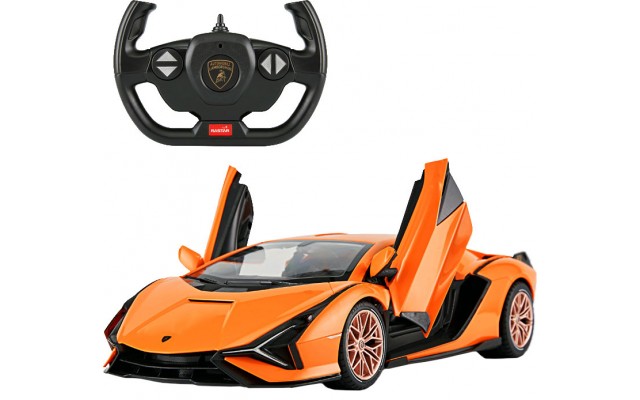 Машинка на р/у Rastar суперкар Lamborghini Sian, 1:14, оранжевый (97760)