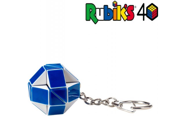 Мини-головоломка Rubiks Змейка бело-голубая (RK-000146)