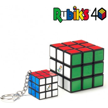 Набор Кубик-Рубика 3х3 и мини-кубик с кольцом Rubiks (RK-000319)