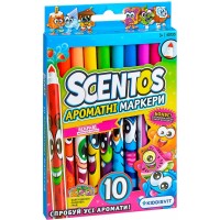 Набір ароматних маркерів Scentos Тонка лінія 10 кольорів (40720)