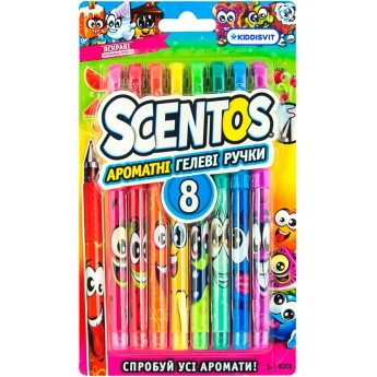 Набор ароматных гелевых ручек Scentos Феерия ароматов 8 цветов (41203)