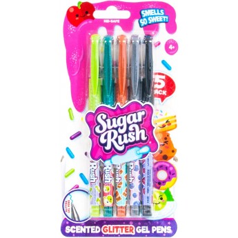 Набор ароматных гелевых ручек Scentos Sugar Rush Яркий блеск 5 шт. (41343)