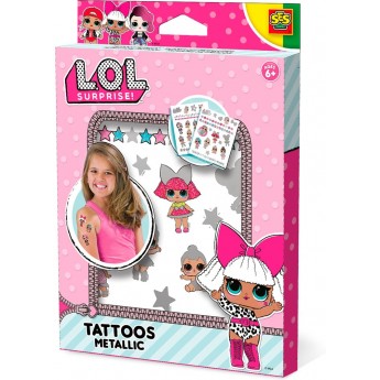 Набір тату-наклейок L.O.L SURPRISE! Металік SES Creative (14192S)
