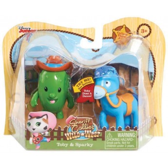 Набор функциональных фигурок Sheriff Callie Танцующие Тоби и Лучик (66054)