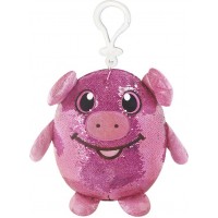 Мягкая игрушка с пайетками Shimmeez Забавная свинка 9 см розовая (SMZ01000P)