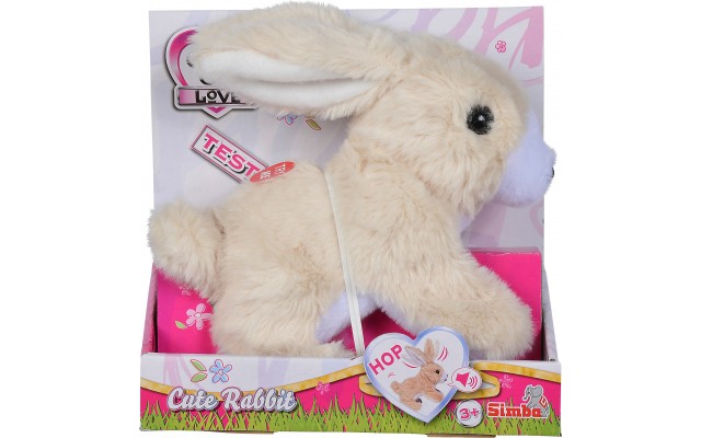 М'яка інтерактивна іграшка Chi Chi Love Кролик, зі звуком, 20 см (5893456)