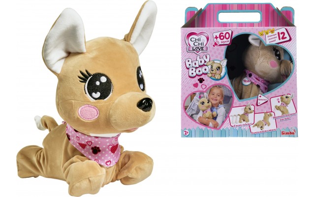 М'яка інтерактивна іграшка Chi Chi Love Собачка Baby Boo, 60 звуків, 30 см (5893500)
