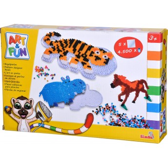 Термомозаїка Simba Art and Fun Веселий Зоопарк, 4500 ел. (6374279)
