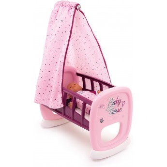 Кровать для куклы Smoby Baby Nurse Прованс с балдахином и аксесc. (220338)