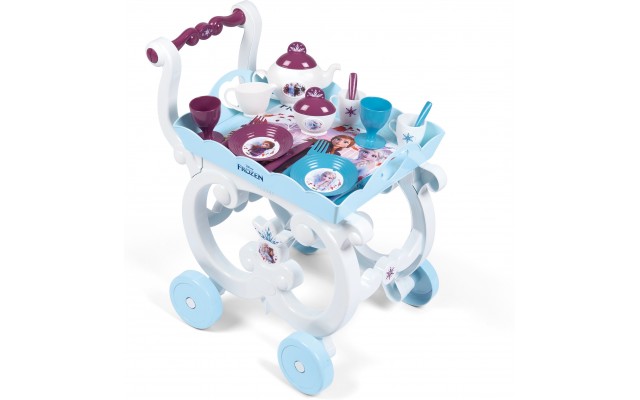 Игровой набор Smoby Тележка Frozen 2 с подносом, сервизом и аксесс. (310517)