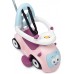 Машинка-каталка Smoby Маестро 3 в 1 з ручкою і звуком, рожева (720305) title=