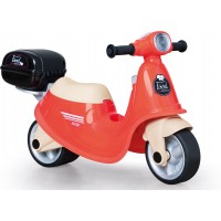 Детский скутер-толокар Smoby Доставка еды со съемным боксом, красный (721007)