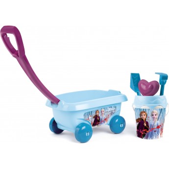 Ігровий набір Smoby Візок для гри з піском Frozen 2, 5 аксес. (867012)
