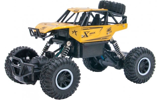 Машинка на р/у Sulong Toys Off-road Crawler Rock Sport желтая, металлическая (SL-110AG)