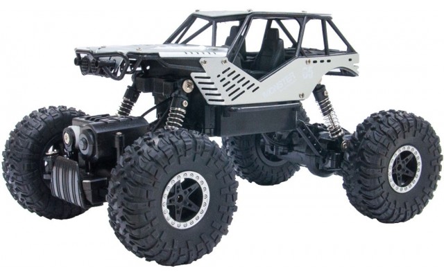 Машинка на р/у Sulong Toys Off-road Crawler Rock металлическая серебристая (SL-111RHS)