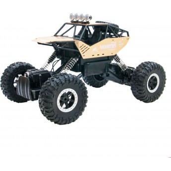 Машинка на р/у Sulong Toys Off-road Crawler Force желтая, металлическая (SL-122RHG)