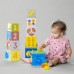 Розвиваючий сортер- пірамідка Taf Toys Саванна: Кубики Африка (12725) title=