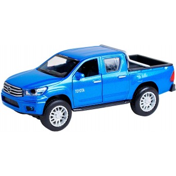 Машинка инерционная Technopark Toyota Hilux синий 1:32 (FY6118-SL)