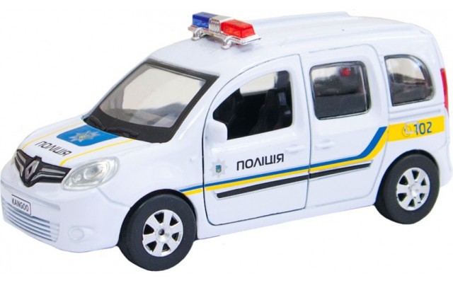Машинка інерційна Technopark Renault Kangoo Поліція (KANGOO-BK)