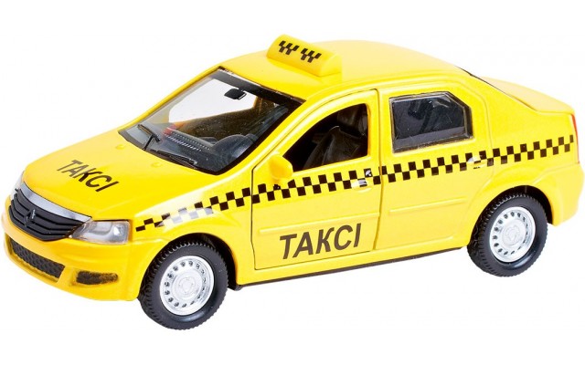 Машинка інерційна Technopark модель Renault Logan Taxi 1:32 (LOGAN-T)