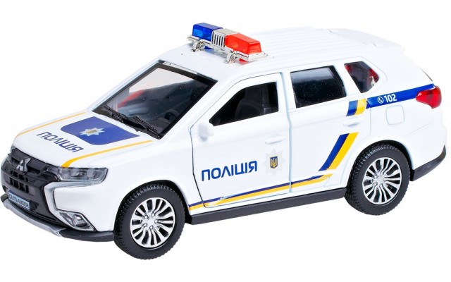 Машинка инерционная Technopark модель Mitsubishi Outlander Police 1:32 (OUTLANDER-POLICE)