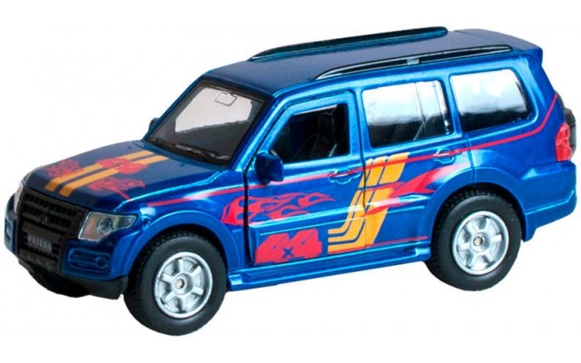 Машинка инерционная Technopark Mitsubishi Pajero Sport синий (SB-17-61-MP-S-WB)