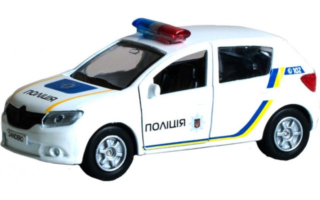 Машинка инерционная Technopark Renault Sandero Полиция (SB-17-61-RS P)