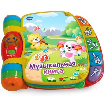 Розвиваюча іграшка VTech Музична книга з рос. озвученням (80-166726)